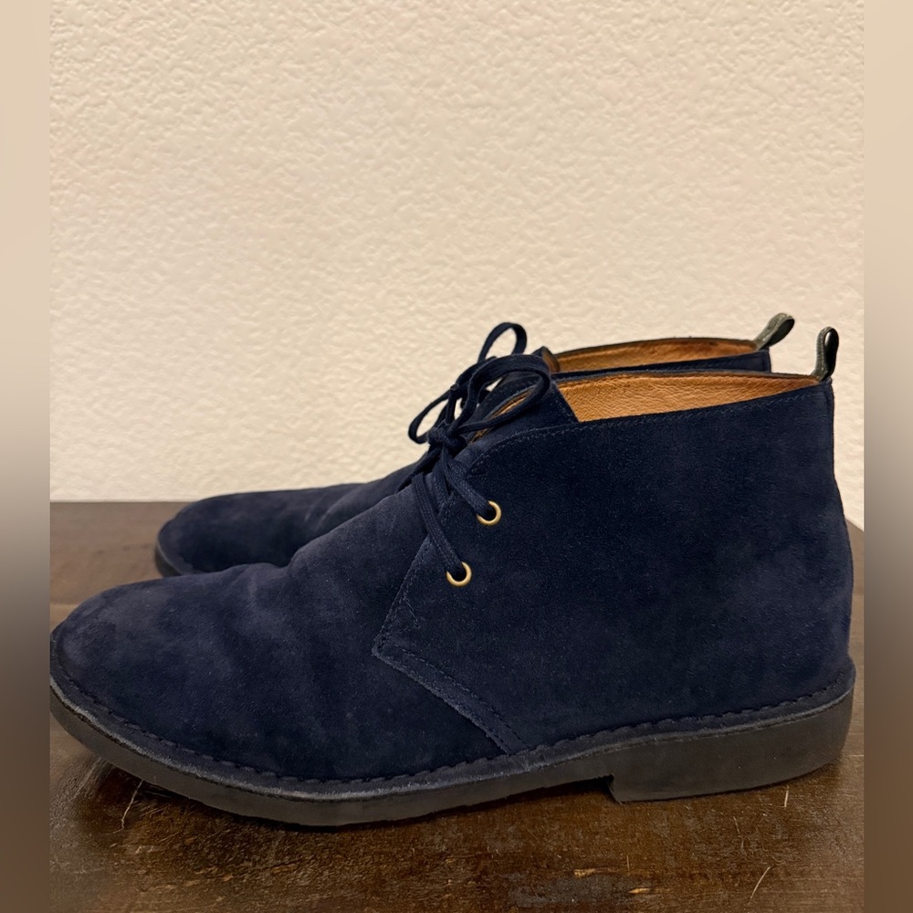 Polo by Ralph Lauren Navy Suede Chukka Boots
